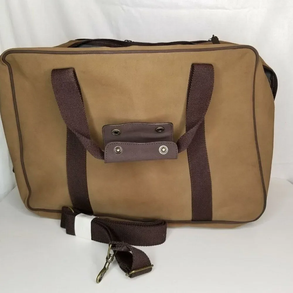 Aramis Jet Setter Large Overnight Luggage Bag Brown Promo 19